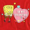 SpongeBob SquarePants Unisex Adult Be My Valentine Sweatshirt