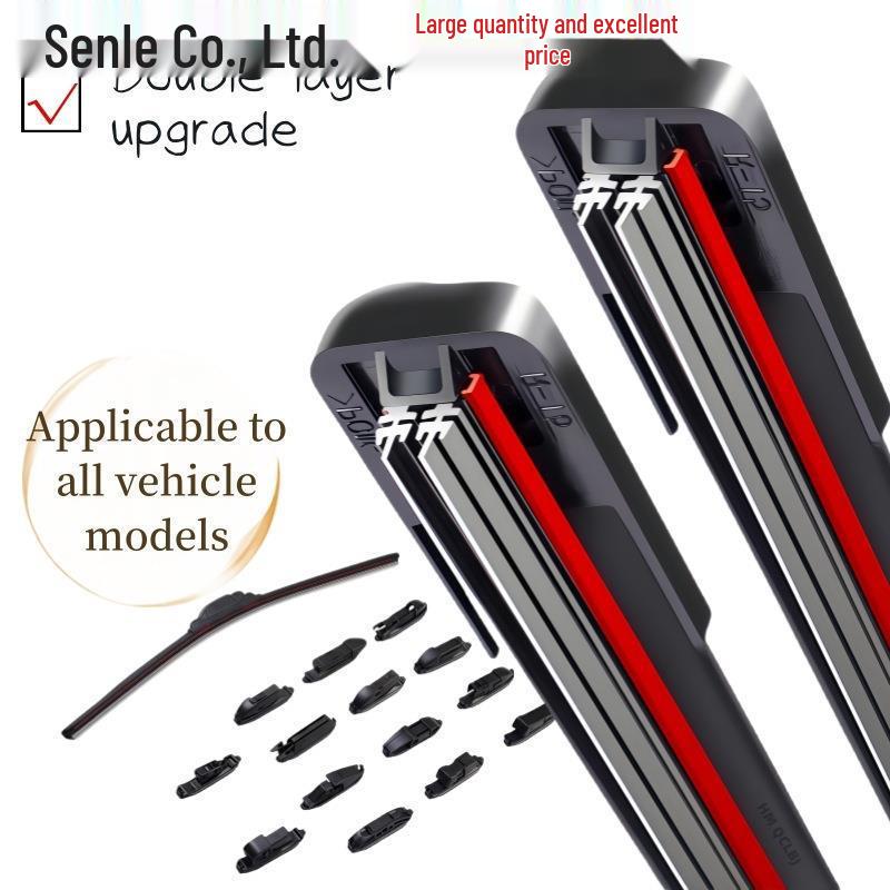 Frameless Multi-functional Wiper Blades for BYD G5 - Double Layer, Universal Fit