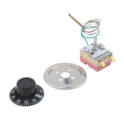 Electric Oven Thermostat Adjustable Temperature Controller Switch 50-400℃ 2 Pin Air Heater Washing Machine Frier Kitchen