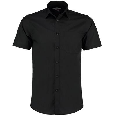 Kustom Kit Mens Poplin Short-Sleeved Shirt
