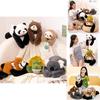 Adorabile Peluche Panda Procione Koala Bradipo Bambola Ideale Per Bambini Morbido Cuscino da Coccolare