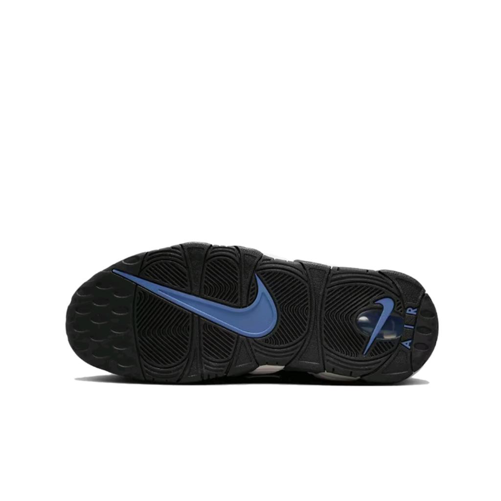 Nike Air More Uptempo Moonlight Dance Abrasion Resistant Mid top Vintage Basketball Shoes Men's Black Silver FB8883-001(Team619-)