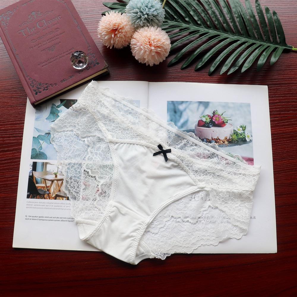 Sexy Underwear Ladies Seductive Lace Panties Women Low Waist Comfortable Breathable Quick Drying Women's Briefs