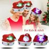 Light Kids Led  Adult Christmas Hat Santa Claus Snowman Reindeer Cap Xmas Gifts