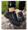 Men's and Women's Non-Slip Hiking Shoes - Plus Size, Autumn/Winter, Velvet-Lined