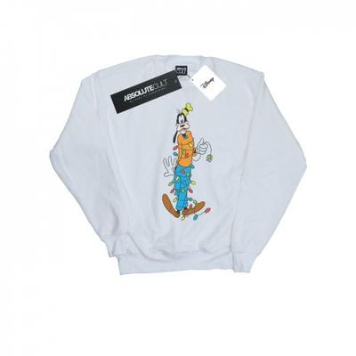 Girls Goofy Christmas Lights Sweatshirt