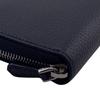 PRADA 1ML506-2BBE Zip Around lettering logo leather Purse black leather unisex Used