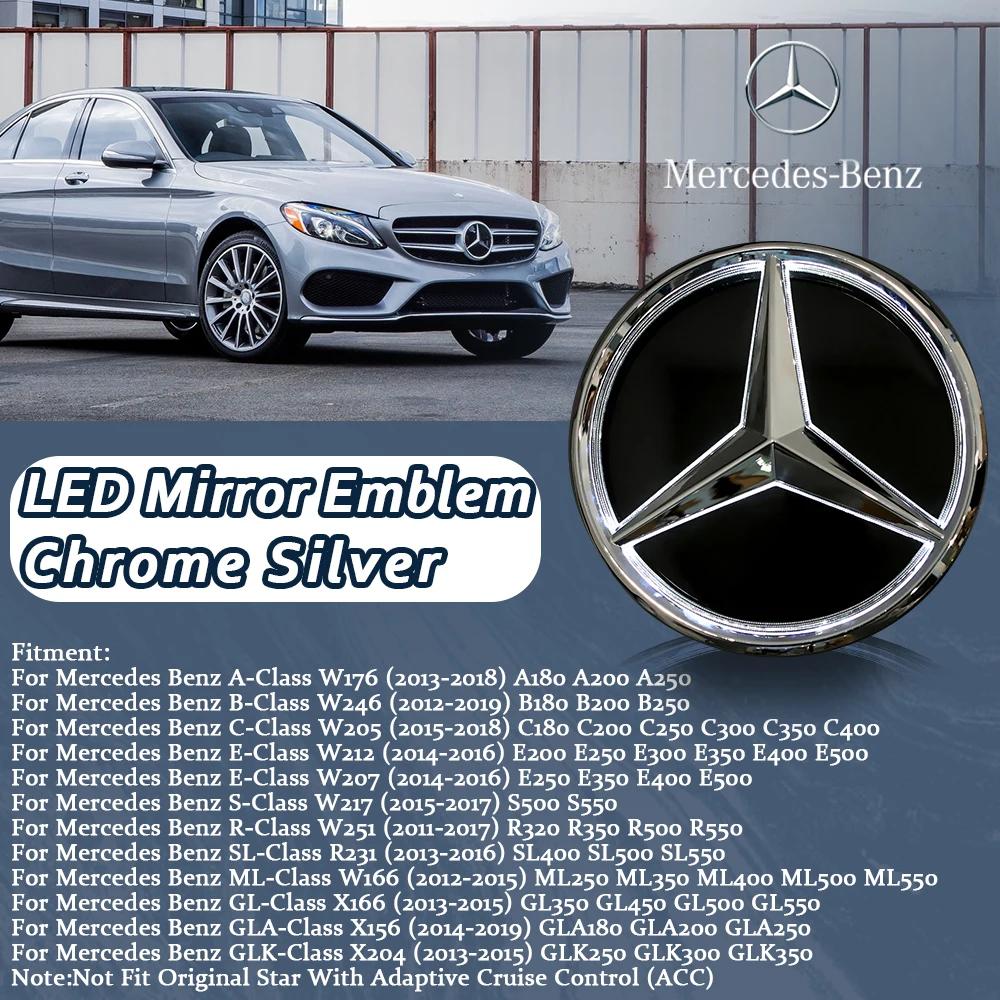 Znaky na přední mřížku pro Mercedes Benz A W176 B W246 C W205 E W212 W207 S W217 R W251 SL R231 ML W166 GL X166 GLA X156 GLK X204