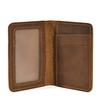 Leather Short Wallet Retro Leather Durable Men'S Wallet Crazy Horse Leather Document Wallet Simple Card Bag Driver'S License