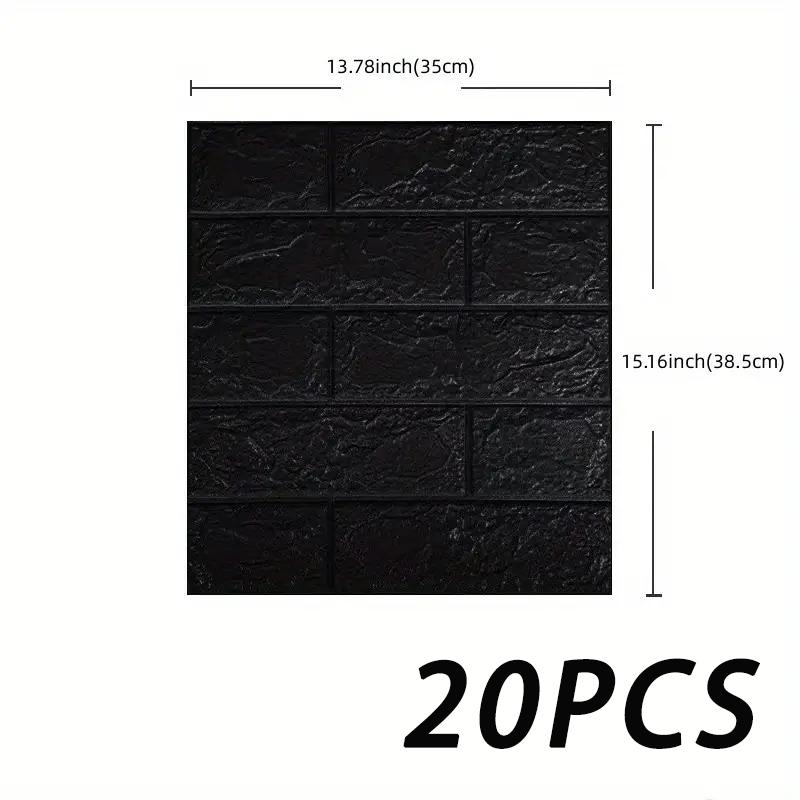 3D einfarbig 35x38,5cm Wohnzimmer Wanddekoration selbstklebender Wandaufkleber