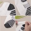 10Pairs Men Black White Grey Towel Bottom Sweat Absorbent Anti Odor Breathable Non Slip Ear Loop Short Socks for Running Sport