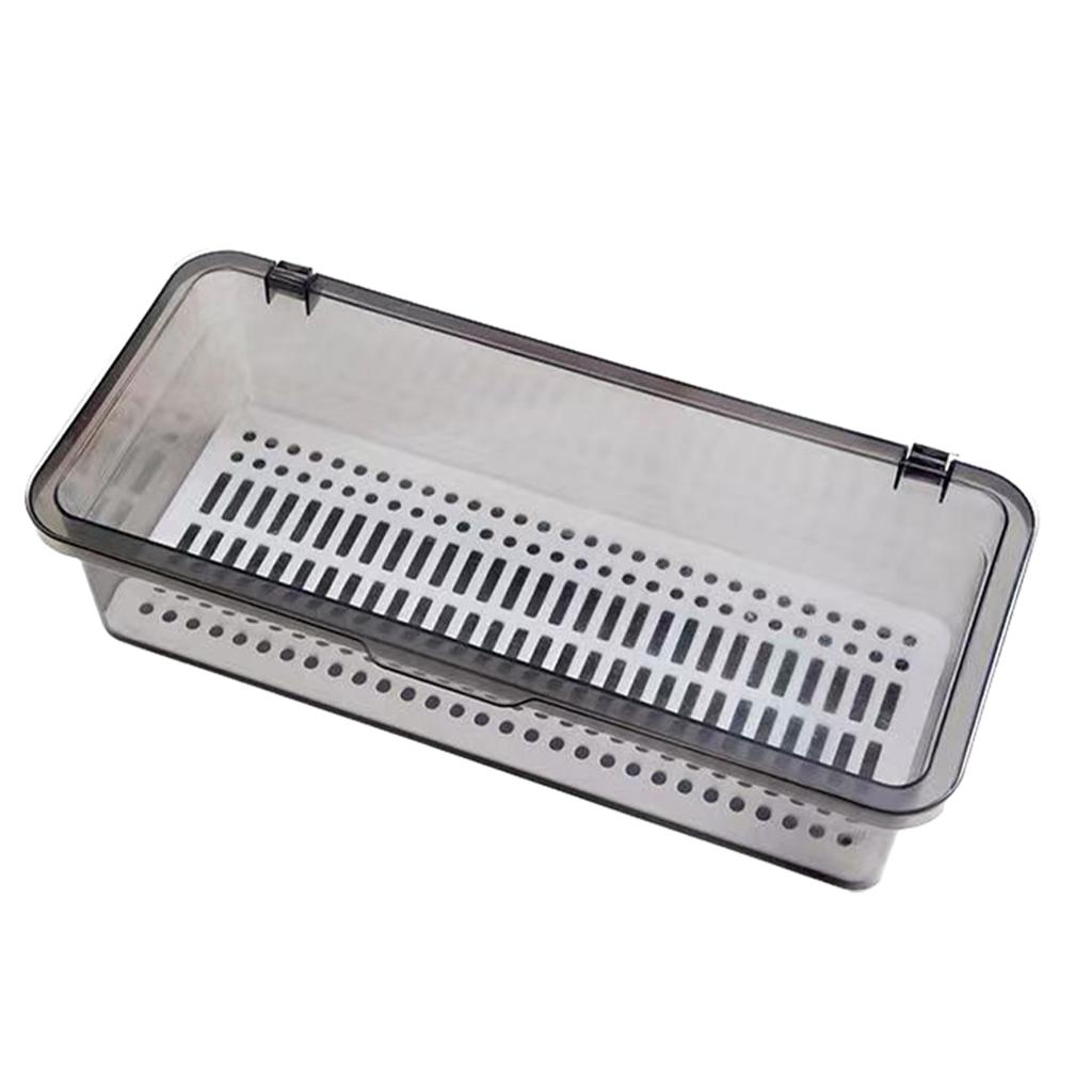 Cutie de depozitare a tacâmurilor cu capac, soluție de depozitare convenabilă și multifuncțională, cutie pentru bețișoare