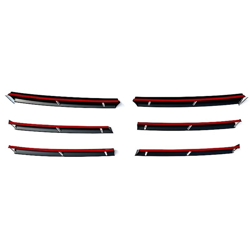 For VW Passat B8 2015 2016 2017 2018  Variant Refit Chrome Plated Bright Strip On She Front Grille Car Accessories