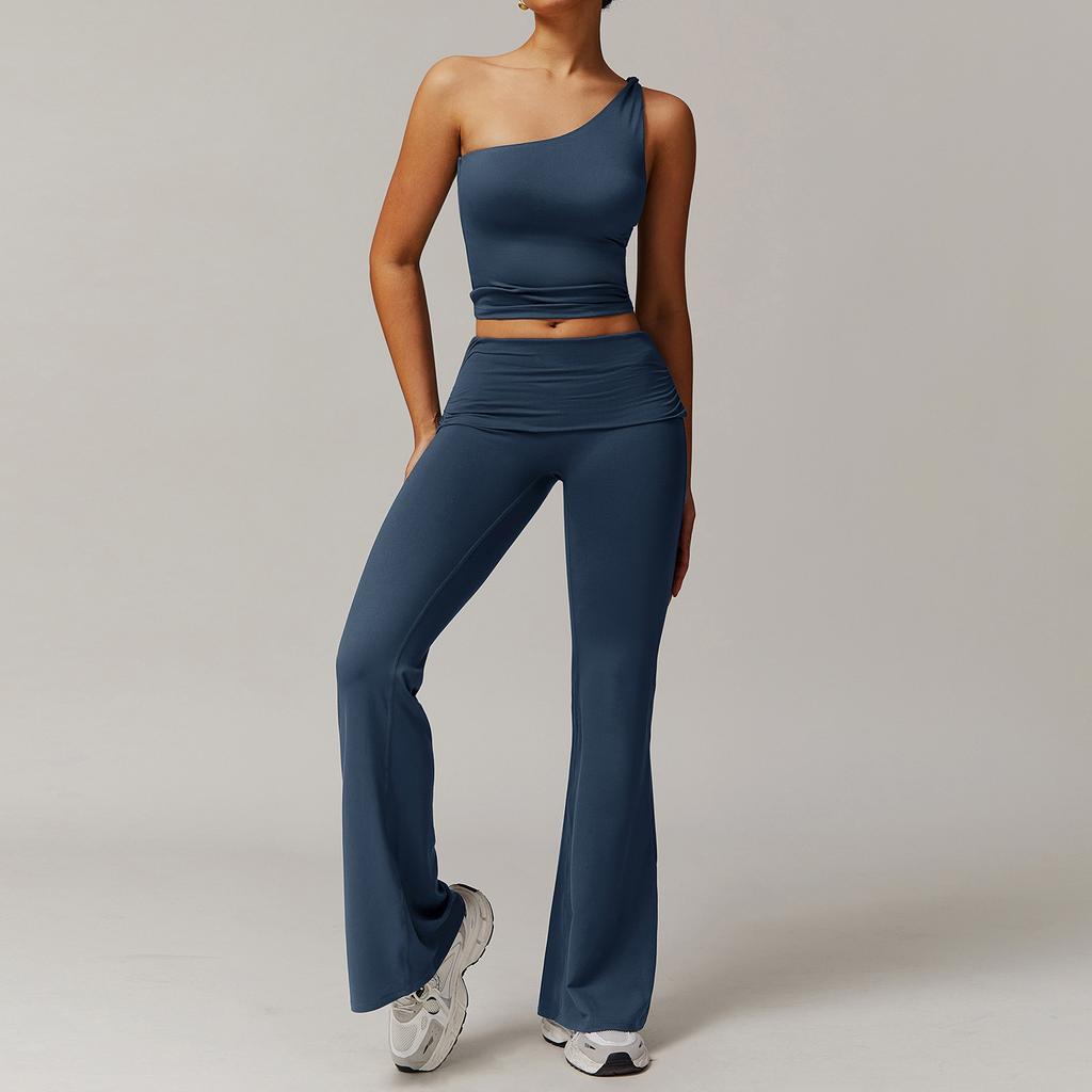 JYL Brushed Yoga Set Casual Comfortable Running Outfit
