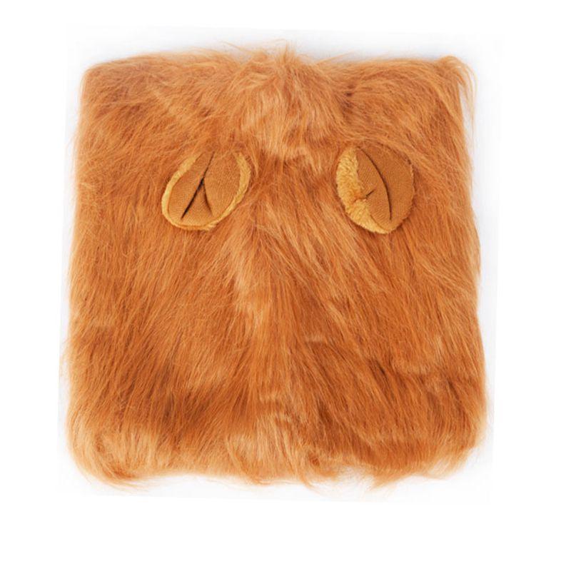 Fancy Pet Costume Lion Mane Wig For Cats And Dogs Premium Quality Halloween Cosplay