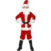 Childrens/Kids Deluxe Santa Christmas Costume