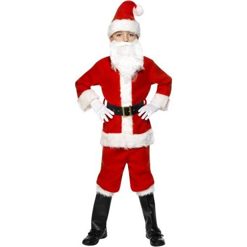 Smiffys Childrens/Kids Deluxe Santa Christmas Costume