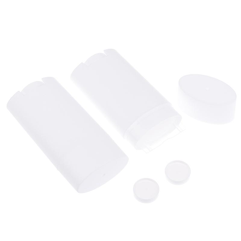 

1 шт. 75 г ПП пустые контейнеры для дезодоранта многоразовая пластиковая выкручивающаяся бутылка для самодельного натурального дезодоранта стик туба косметика белый