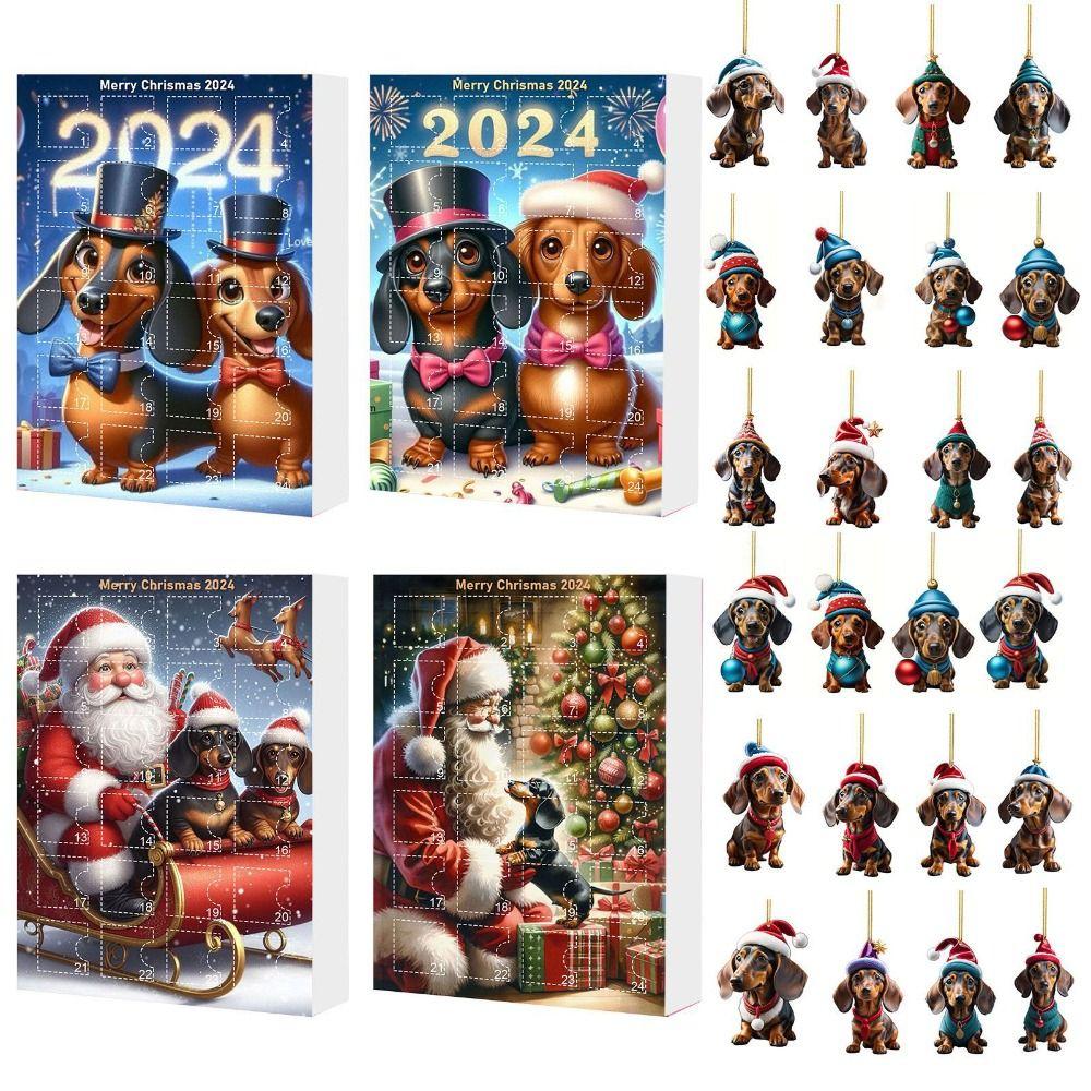 Christmas Hanging Ornament Ornament Advent Calendar 24 Days Christmas Countdown Calendar