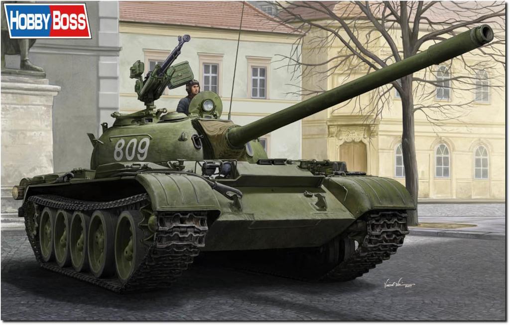 Hobby Boss Боевая машина советский средний танк пластиковая модель 84538 1/35 Т-54 (танк)