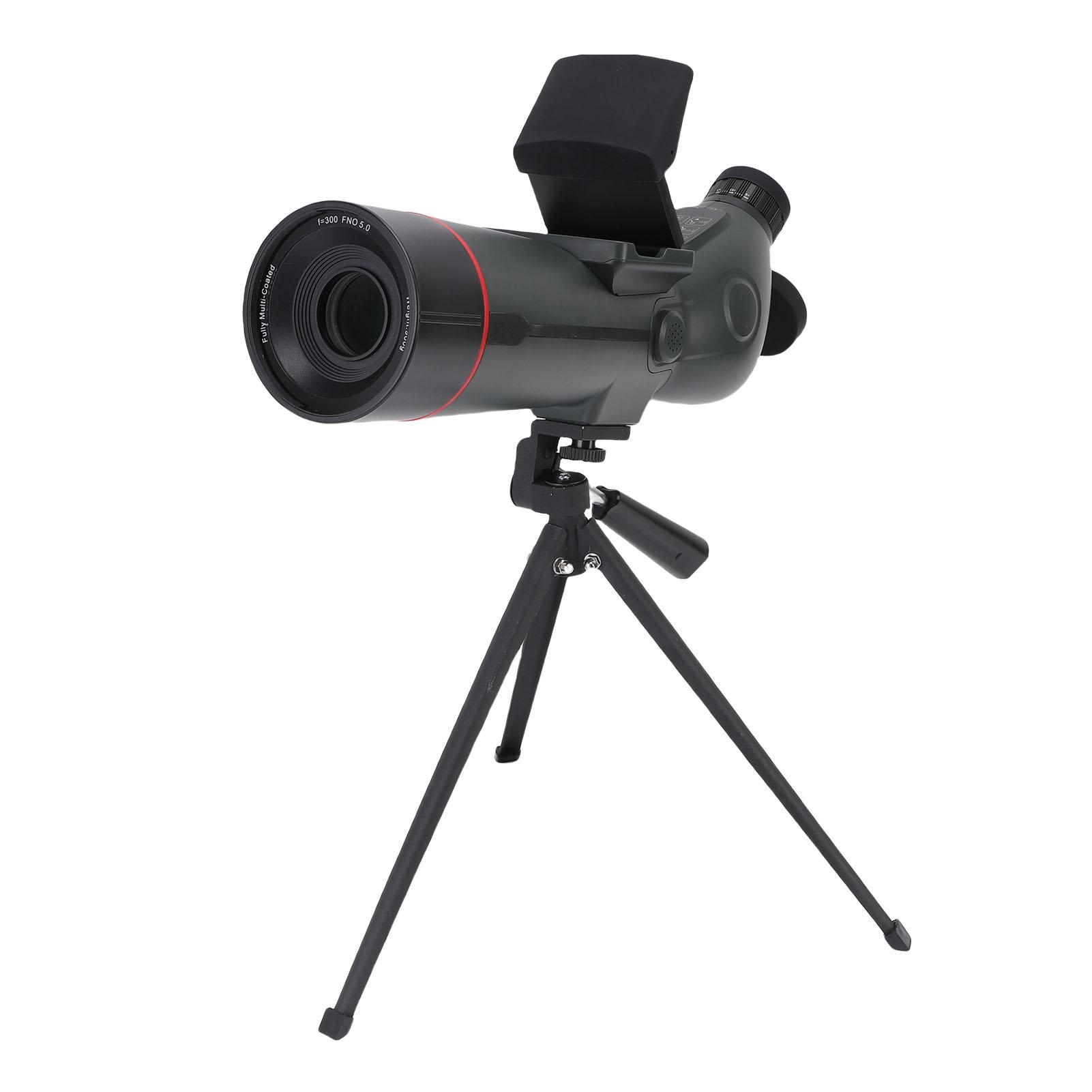 

Spotting Scope with Tripod 4K Spotter Scope 18x Digital Zoom Dual Screen 4500mAh Battery for Bird Watching Wildlife