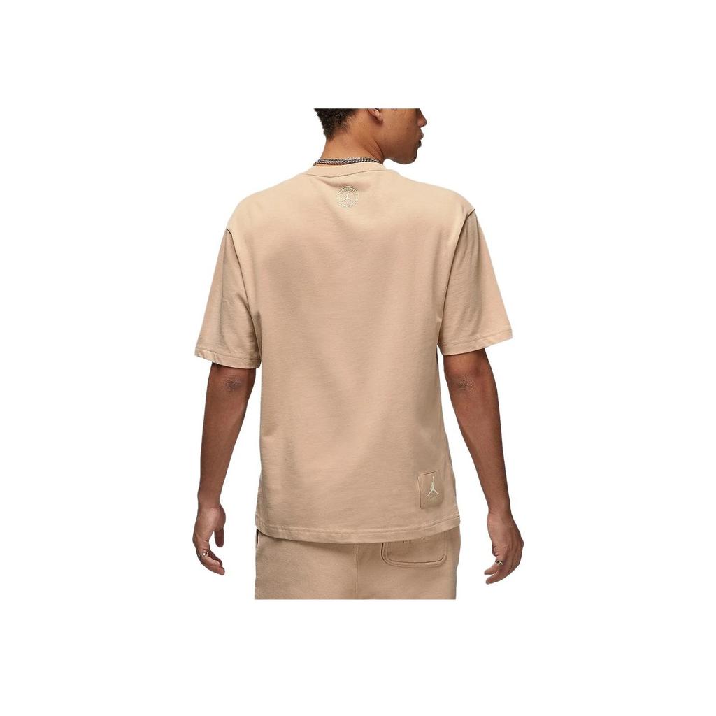 Air Jordan X Union T-Shirt Bio Beige/Coconut Milk Unisex Tops Brown DV7343-296
