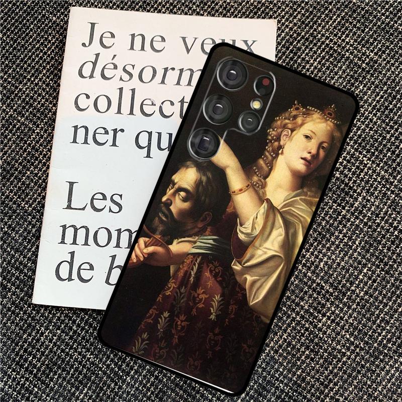 Judith Beheading Holofernes Case For Samsung Galaxy S26 S25 S24 Ultra S20 S21 S22 S23 Ultra S10 Plus S25 FE Back Cover Galaxy S26 Plus