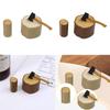 1/12 Scale Mini Garden Accessories Set and Wooden Stake, Terrarium Figurine