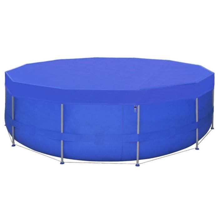 Couverture de piscine ronde VIDAXL - 540 cm - 90 g/m² - Vert