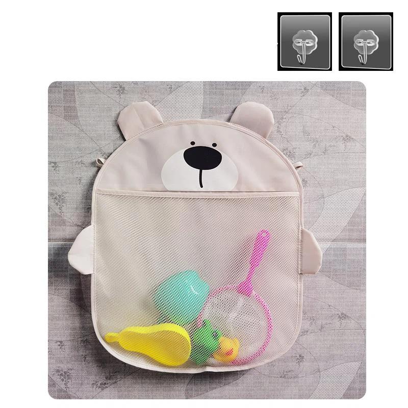 Mother Kids Baby Bath Toys Storage Bag Strong Suction Cups Bath Game Bag Bathroom Organizer Water Toys Storage Net Bag Baby Item