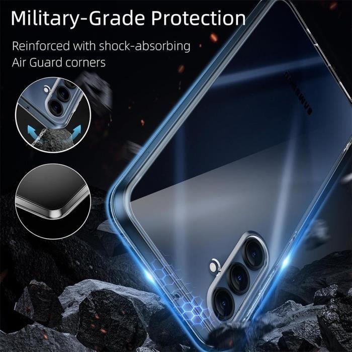 Coque et 2 Verres Trempés pour Samsung Galaxy A16 4G-5G - Protection Renforcée Antichoc Silicone