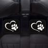 2pcs/4pcs Cartoon Dog Paw Car Foot Pad: Universal Anti-Slip Protection & Dust-Proof Car Accessories for Front & Rear Seats