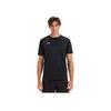 Under Armour Casual Solid Color Sports Jersey Knit Crew Neck Breathable Short Sleeve T-Shirt 2-Pack Unisex Tops Black Navy 21500525-001+21500525-409