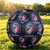 Personalized Size 5 Football Atletico Madrid Pattern Outdoor Game Sports Ball Gift