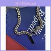 Unisex Hiphop Style Stainless Steel Chain Necklace For Casual Wear