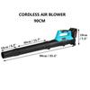 100-240V 20000RPM Industry Electric Air Blower Cordless Collector Dust Leaf Blowing Tool