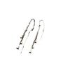 Elegant Water Drop Tassel Ear Threads French Long Dangle Earrings High-End Jewelry for Women