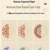 Micro-Spray A4 Calligraphy Card: Soft Chinese Pattern Paper for Creative Brush Calligraphy.