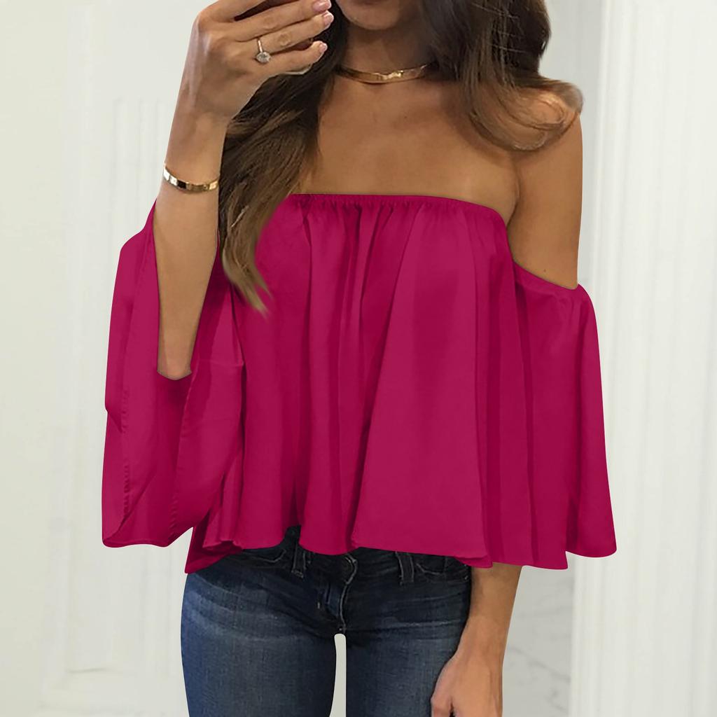 Women's Tube Top Solid Color Strapless Sexy Top