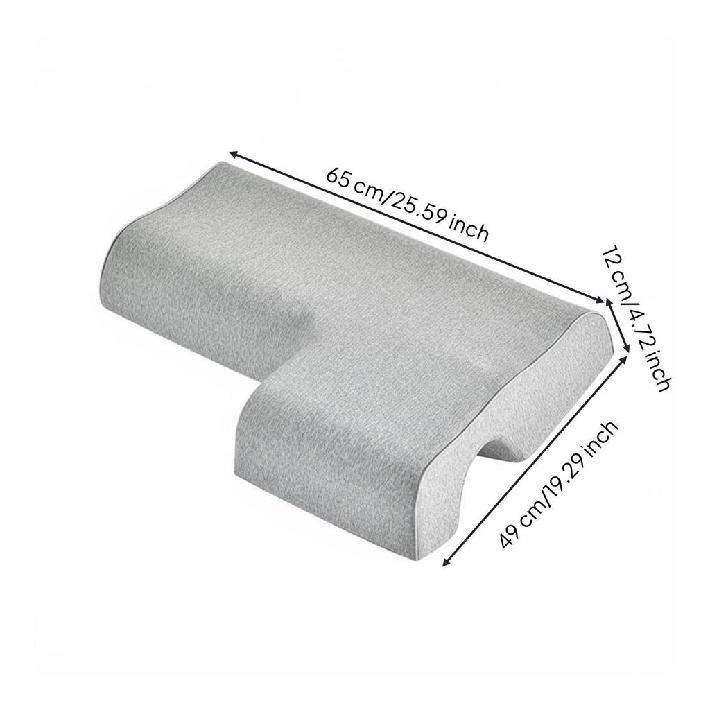 Couples Pillow Ergonomic Couple Contoured Support for Spouses, Boyfriends