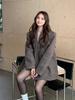 Elegant Reversible Cashmere Coat Women's Autumn Winter Short 2024 New Loose Jackets Korean Chic Woolen Blazer Clothes Streetwear