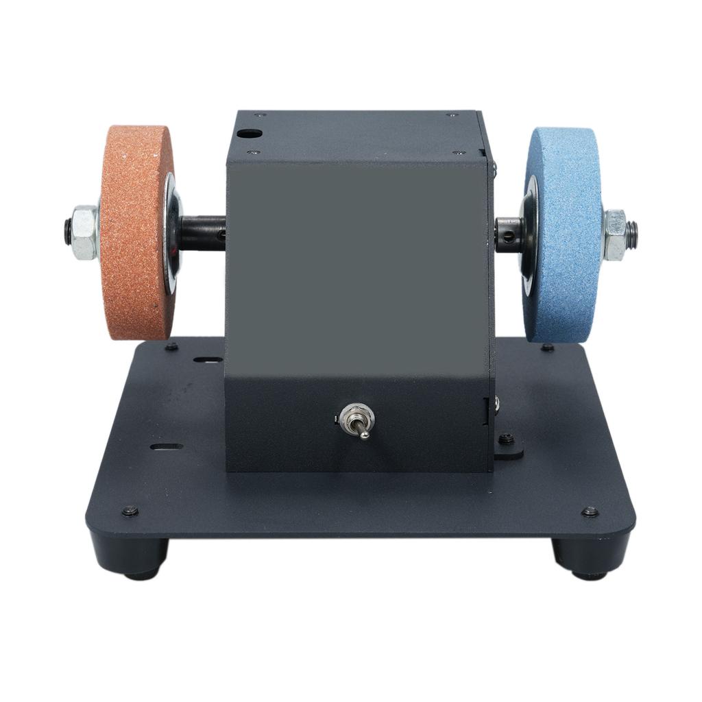 200W Mini Disc Sander Machine - 4 Inch Electric Sander With Forward/Reverse, 6000RPM For Wood, Metal, Stone | Tabletop Tool