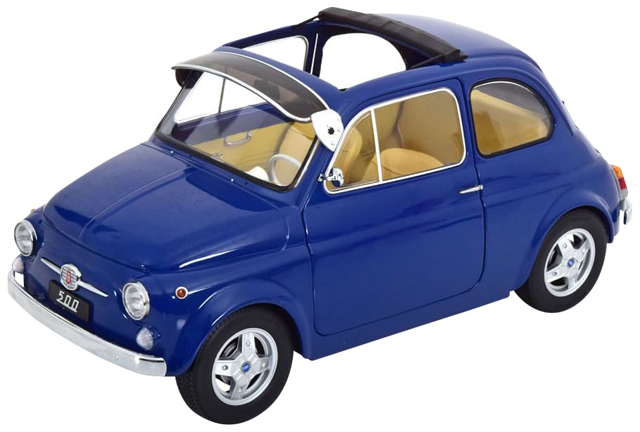 

Масштаб KK Fiat 500 F Custom 1968 темно-синий готовый продукт 1/12