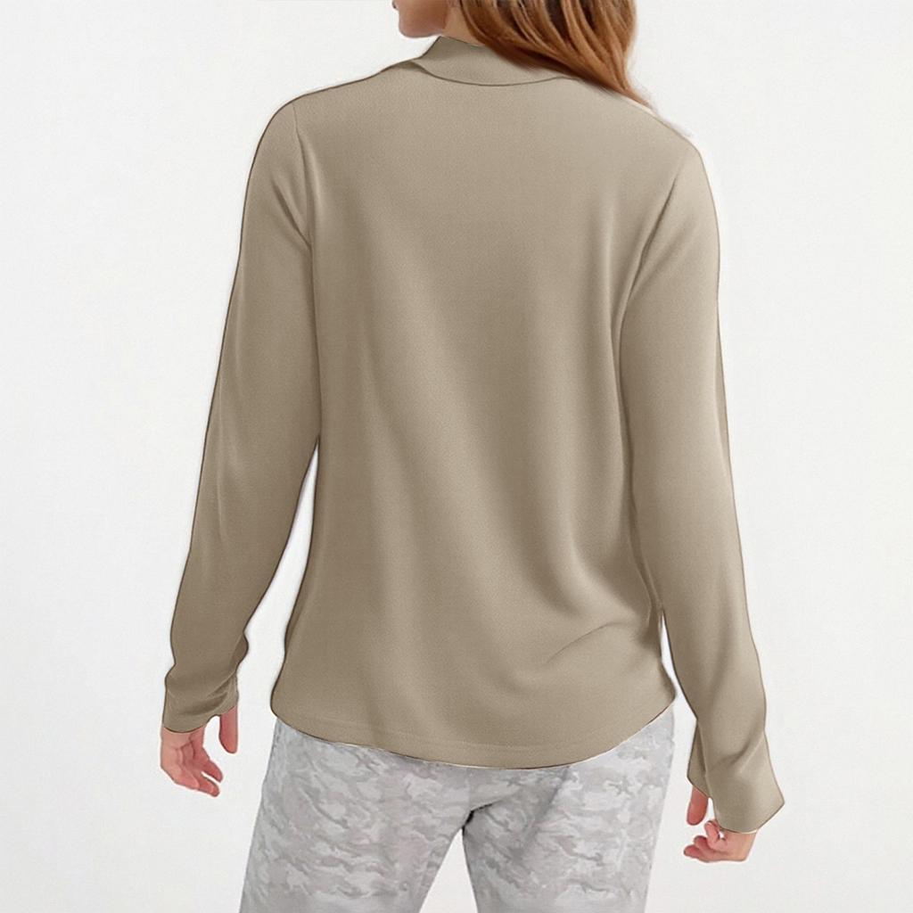 Women's Fashion Casual Color Loose Long Sleeve Cardigan Temperament Lapel Jacket