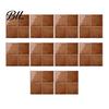 Bathroom Wall Protection Film Square Checkered Tiles Stickers, Self Adhesive Retro PET Panels, Removable DIY Home Decor Wallpaper Easy Peel And Stick
