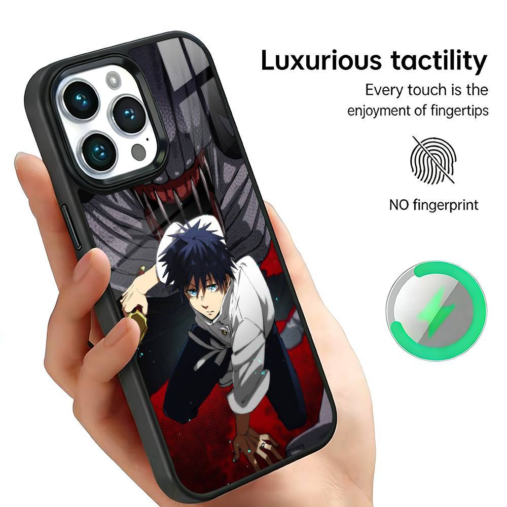 

Чехол для телефона O-Okkotsu Yuta J-Jujutsu K-Kaisen Для iPhone17,16,15,14,13,12,11 Plus,Pro Max, Новый Магнитный Беспроводной Заряд iPhone15Plus