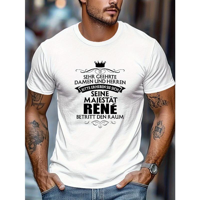 

European sizes Fun Men S Short Sleeve Summer T-Shirt Fashionable Comfortable Men s Shirt Crew Neck Casual Tee Tops for Men S белый
