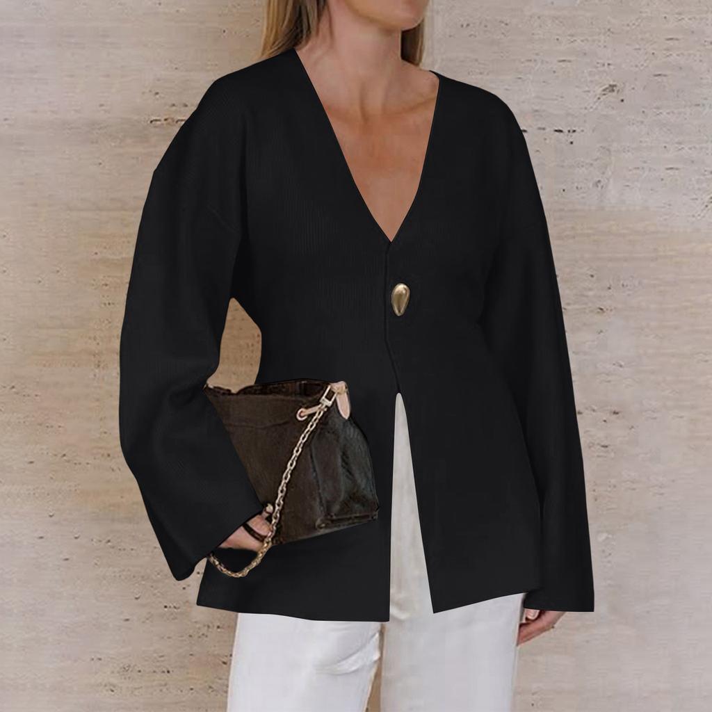 Elegantes, anspruchsvolles und hochwertiges Langarm-Shirt-Pullover für Damen