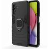 New Arrival Case For Galaxy A13 5g Silicone Gel Shockproof Case - Black Rotating Ring Holder - XY