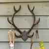 Metal Cast Iron Wall Storage Hooks for Storing Items Restaurant Bar Antlers Decorative Wall Hanging Retro Style Classical Hook